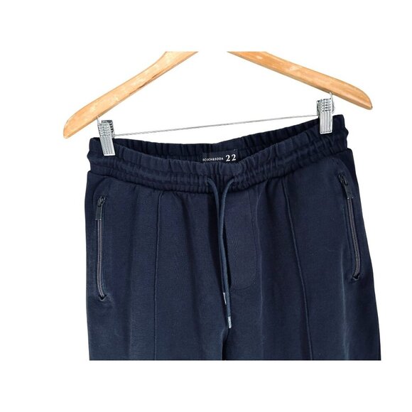 Scotch & Soda Mens Black Jogger Pants Drawstring Waist Zippered Pockets - Picture 3 of 10